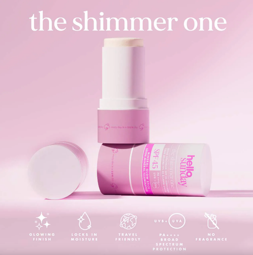 Hello Sunday The Shimmer One Mineral-Leuchtstab LSF 45 Gesicht und Körper (0,7 Unzen) - Bild 7 von 8