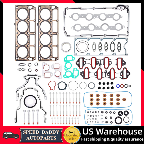 Cylinder Head Gasket Set Head Bolts for 2007-2013 Chevy Silverado GMC Buick 5.3L - Picture 1 of 8