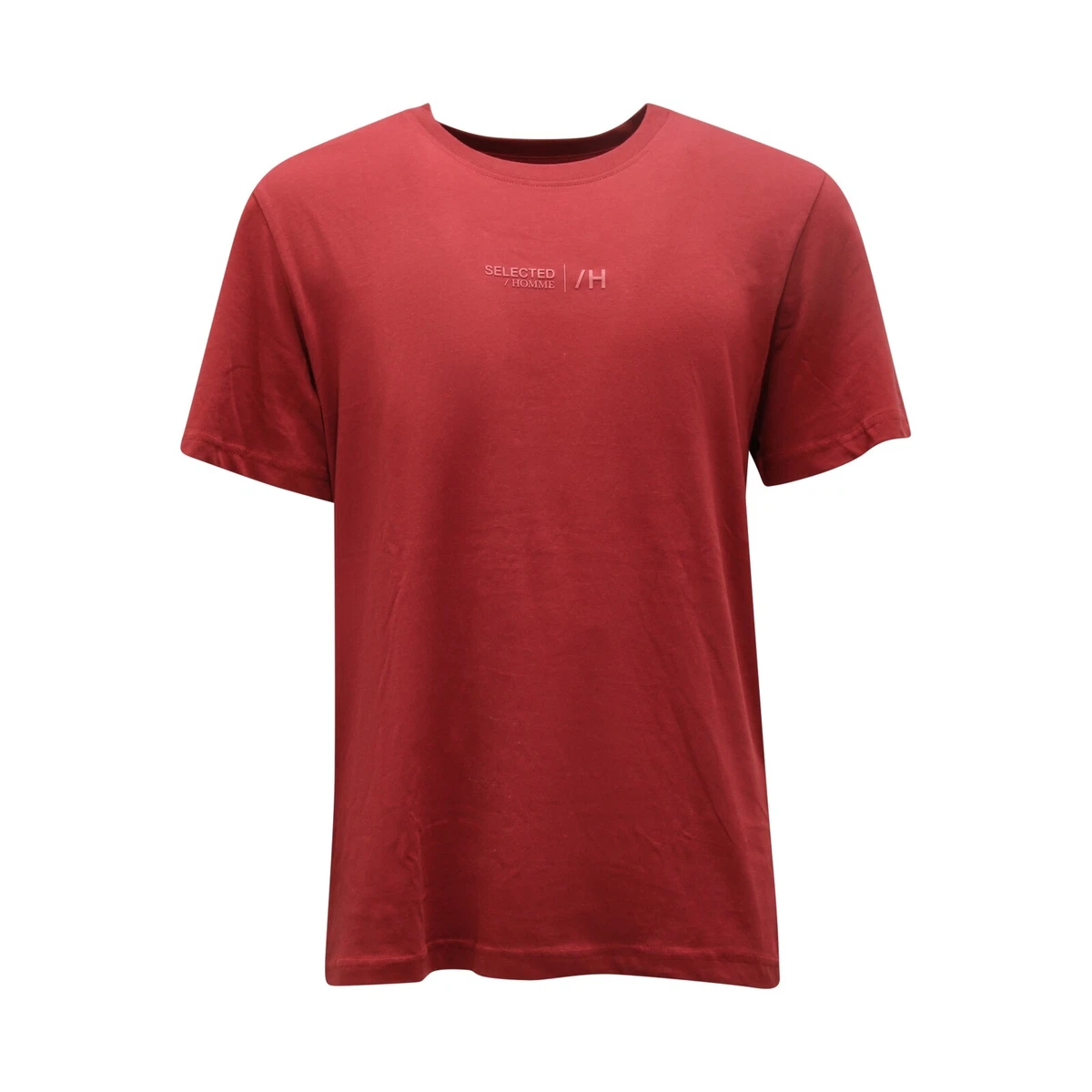 Selected Maglia Sportiva Uomo - 100% Cotone - Manica Lunga - Girocollo Classico - Regular Fit - Chiusura A Bottoni - 2