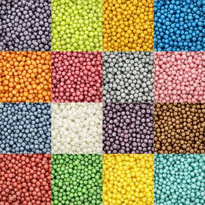 Eine Prise - Glimmer Pearls 30g - essbare Tortenaufleger Deko/Streusel