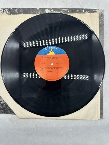 Elgar Eduard Van Beinum Violoncello Concerto With Orchestra Everest 3141 NM - Picture 3 of 6