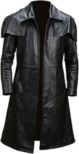 Vegas A7 Men's Duster Coat - A7 Ranger Cowboy Leather Coats - Ranger Costume