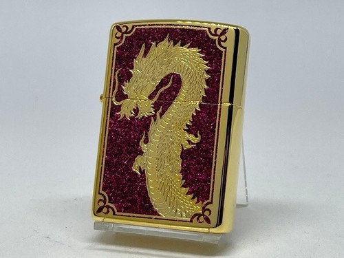 Zippo Lighter Dragon Gold Red GP-DRAGON88(B) Limited Edition 88 Only Random S/N - Picture 7 of 7