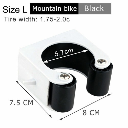 1Pair Bicycle Wall Mount Hook Buckle Bike Parking Rack Cycling Display Stand - Picture 14 of 16