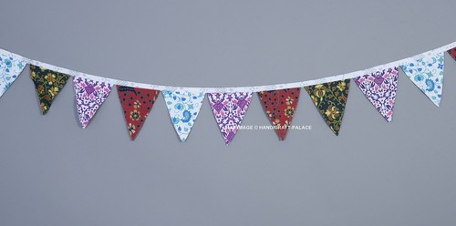3M 15 Flag Glitter Party Bunting Pennant Banner Wedding Birthday Garland 10 PC - Picture 2 of 3
