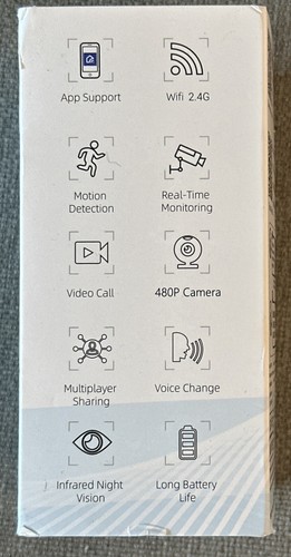 BNIB Visualizable Wifi Smart Doorbell U9 Sealed 3600mAH Motion Detection 480P - Picture 2 of 4