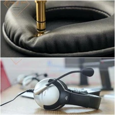 Oval Ellipse Egg Shape Soft Leather EarPads Foam Cushion For Koss SB49 Headphone