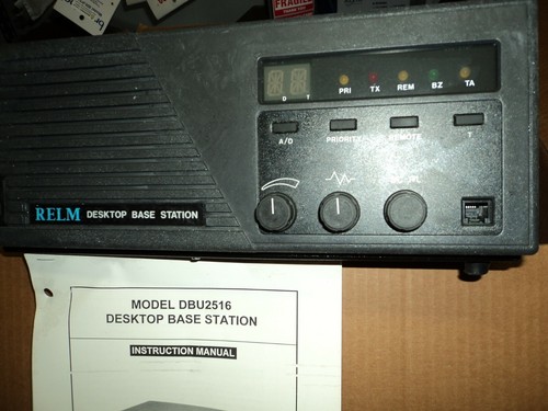 RELM Desktop Base Station KIT UHF 450 470 Mhz DBU2516B Antenna & cable included - Picture 8 of 11