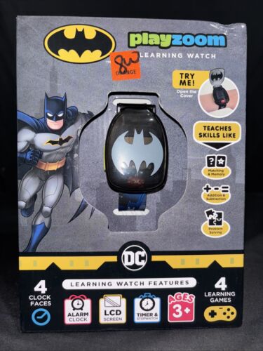 EUC iTouch PlayZoom Kids DC Comics Black Batman Educational Fun Games Smartwatch - Picture 4 of 23