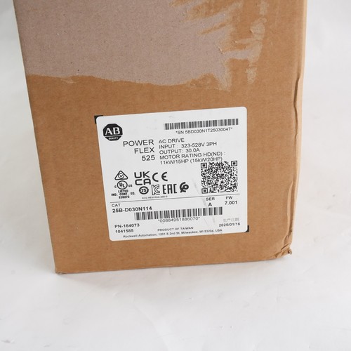Allen Bradley 25B-D030N114 /A PF 525 Drive 480V 20HP - Open Box - Picture 8 of 8