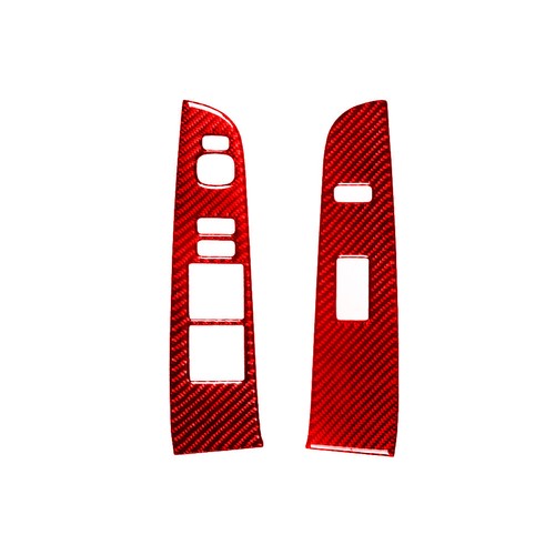 Carbon Fiber Window Door Switch Panel Trim Cover Set For Toyota Camry 2012-2014 - Picture 9 of 22