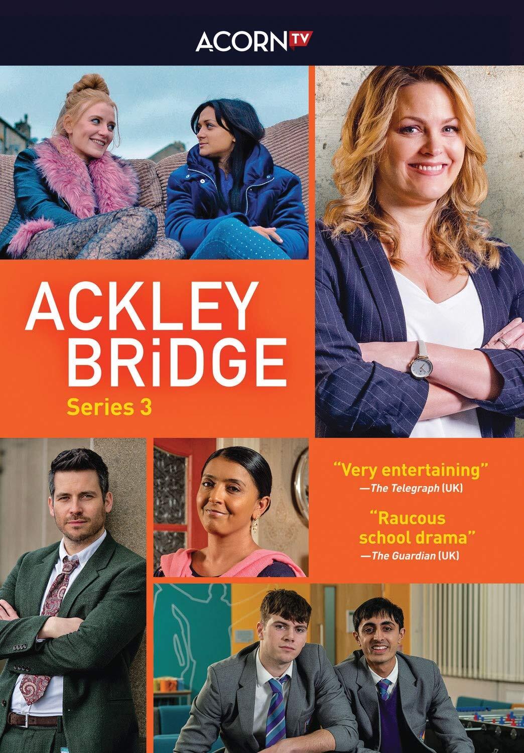 Ackley Bridge Season 3 (DVD) Adil Ray Amy-Leigh Hickman Charlie Wright Jo Joyner