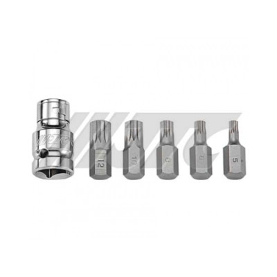 6PC SPLINE BIT SET (30L) BY JTC 5365