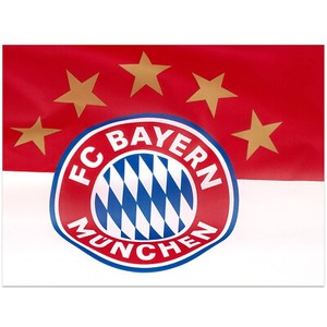 Fahne Logo 5 Sterne FC Bayern München 28327 Größe 90 cm