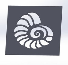 25 dxf file CNC No Polyline Laser Cut Plasma Router Water Snail Shell 3851