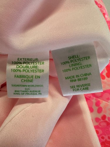 Lilly Pulitzer Romper Kyla 2 Paisley Neon Hot Pink Pout Lined Festival Resort - Bild 7 von 13