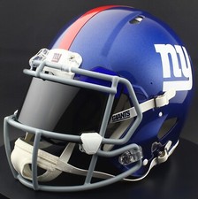 NEW YORK GIANTS NFL Gameday AUTHENTIC Football Helmet w/ Eye Shield Visor