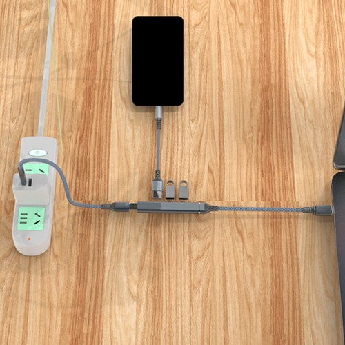 Fast USB Splitter Laptop Data Transfer Ultra-Slim USB Hub USB Expander - Afbeelding 8 van 11