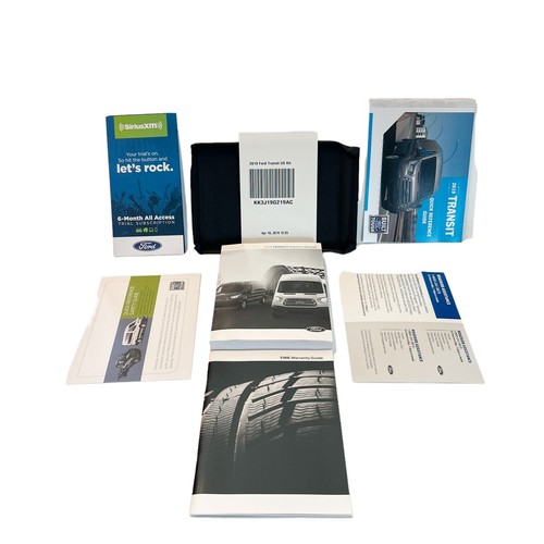 2019 Ford Transit Owner's Manuals With Case Automobile Vehicle Auto Booklets - Picture 6 of 6