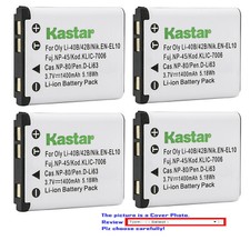 Kastar Replacement Battery for Pentax D-Li63 D-Li108  Pentax Optio M30