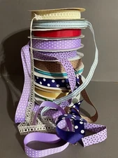$1 AND UP RIBBON ROLLS GROSGRAIN SEWING CRAFTS BUILD YOUR OWN LOT