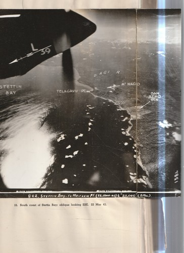 Segunda Guerra Mundial, mapas secretos de inteligencia, informes, Pacífico, Talasea, 1er OCT 1943 - Imagen 5 de 6