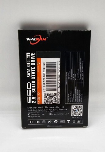 WALRAM Laptop Desktop 2.5 Internal 128GB 256GB 512GB 1TB SSD Hard Drive SATA3 HD - Picture 6 of 17