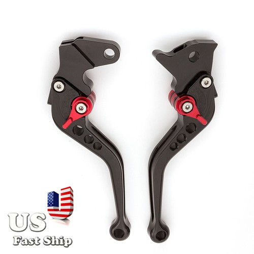 USA For YAMAHA RAPTOR 700R 2013–2020 CNC Short Brake Clutch Lever Handle Grips - Picture 10 of 16