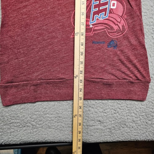 Colorado Avalanche Shirt Youth Large Red Short Sleeve NHL Casual - Picture 13 of 16