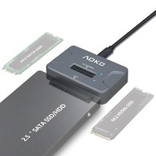 M.2 to USB 3.210Gbps SSD Docking Station External NVMe SSD to USB Adapter Por...