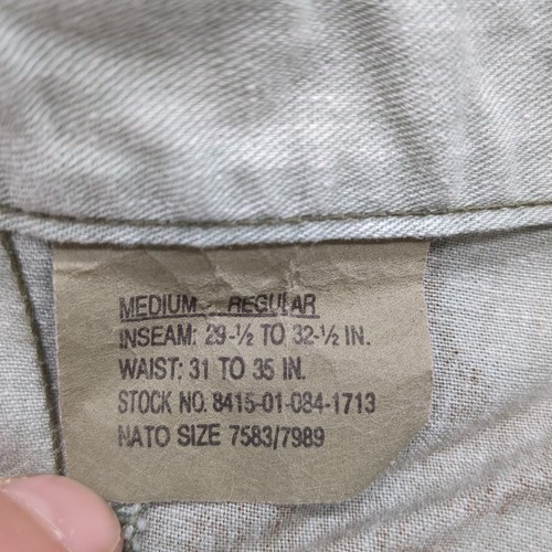 Propper BDU Pants Mens 34x30 Woodland Camo Military Combat Medium Regular 90s - Picture 9 of 13