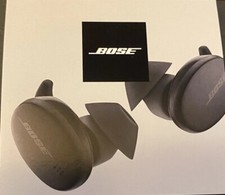 Bose Black Sport Earbuds Wireless Bluetooth Headphones, Black