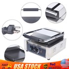 New ListingCommercial Electric Griddle Sandwich Single Panini Press Grill Maker Toaster Usa