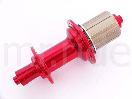 mr-ride Rear Hub R013 48T 28H 10,11 Speed Red for Road bike wheel,Shimano/Sram - Picture 1 of 10