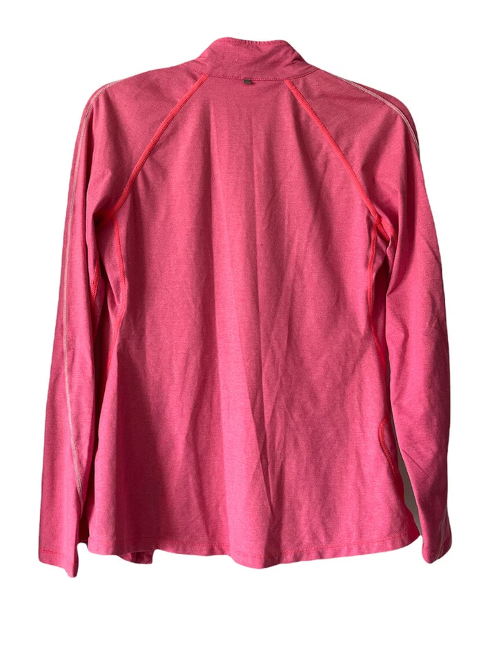 Jaqueta Lorna Jane rosa quente corrida atlética com zíper completo XS/S - Imagem 2 de 4