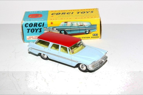 Corgi 445 Plymouth Sports Suburban Wagon, Excellent in Original Box - Picture 8 of 10