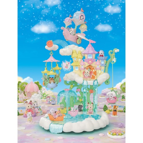 Sylvanian Families Yumeiro Dreamy Fairy Castle in the Sky F-37 Baby From Japan - Picture 9 of 9