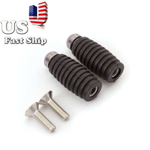 Rubber Pedals Rearset Modified Foot Pegs Parts For CBR125R 300R 500R CBR600RR - Picture 4 of 11