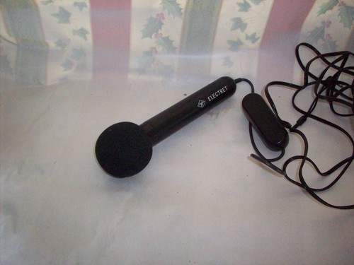 microphone -untested black SPARES OR REPAIRS Music - Picture 2 of 2