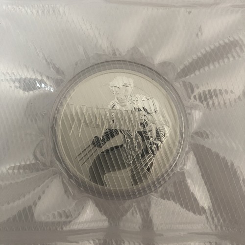 3 x Marvel Silbermünze Hulk + Captain Amerika + Wolverin 1 Oz/Unze Silber Kapsel - Bild 5 von 6