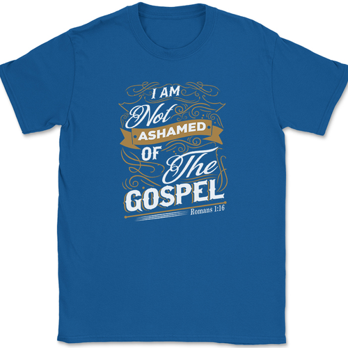 T-Shirt I Am Not Ashamed of The Gospel christliche Anbetung Jesus Bibel - Bild 5 von 10