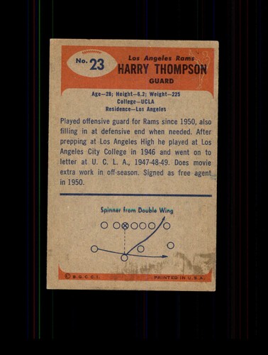 1955 Bowman Football Set Break! 1 - 160 (mixed condition) U-Pick Your Card - Picture 59 of 309
