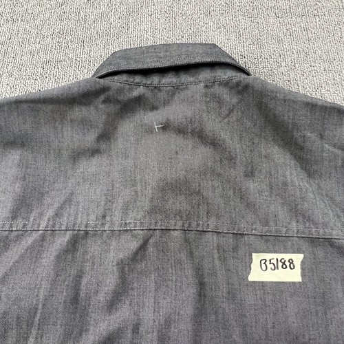 Burton Shirt Adult Medium Gray Button Up Long Sleeve Dryride Casual Active Men's - Picture 14 of 14