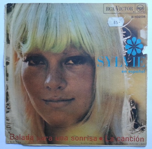 SYLVIE VARTAN SINGS IN SPANISH 1966 UNIQ PS! UNIQ MATRIX ERROR RARE SPAIN PRESS! - Picture 3 of 12
