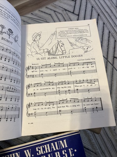 Lot Of 5 Vintage 1945 John W. Schaumburg Piano Books Pre A, A, B, C, D - Picture 13 of 13