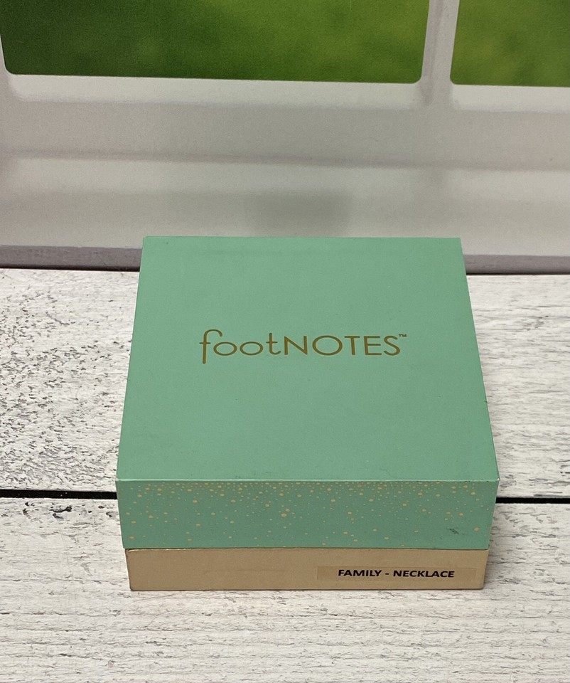 NIB Footnotes Sterling Silver Necklace My Family with Tree | Mother's ...