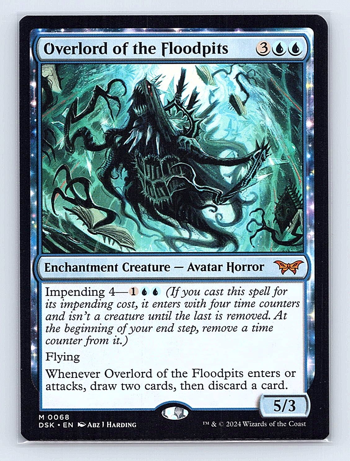 Duskmourn #68 Overlord of the Floodpits