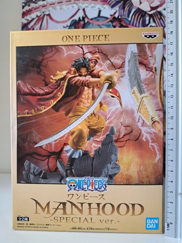 Gol D Roger MANHOOD Special Ver One Piece Banpresto Anime Figure Sealed - Foto 2 di 7