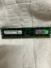 Lot of 4 Micron 8GB PC3-10600R Server Ram