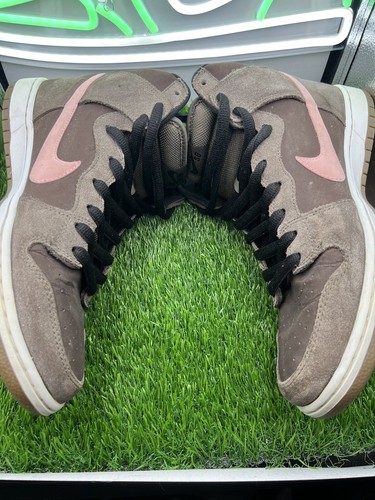 Nike Dunk SB High Pro 2013 Chocolate Brown Pink White 305050-262 Size 13 - Picture 13 of 15